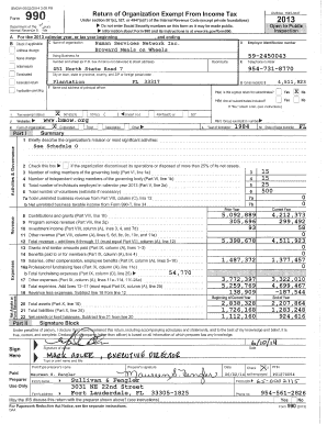 Form 990 Tax Exemption Application