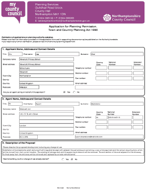 UK Planning Permission Application