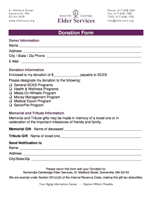 Donation Form