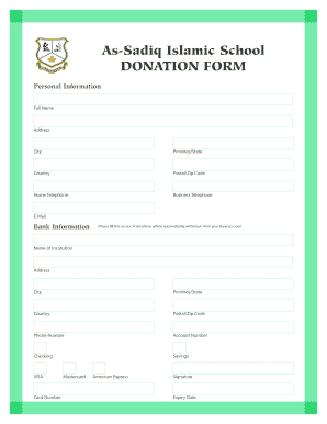 donation forms for schools