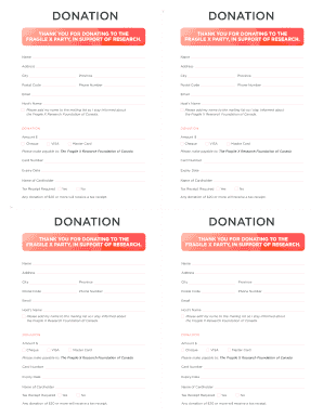 Fragile X Research Foundation Donation Form