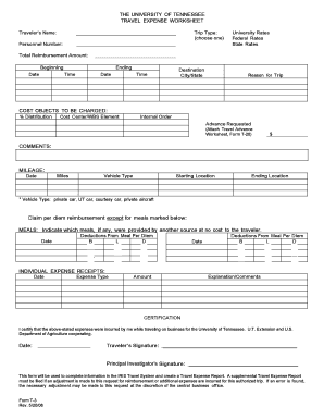 25 printable travel expense worksheet forms and templates travel expense worksheet