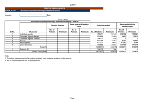 Form NL-40 Business Acquisition Disclosure