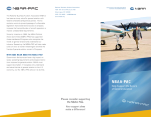 NBAA-PAC Prior Approval Authorization Form