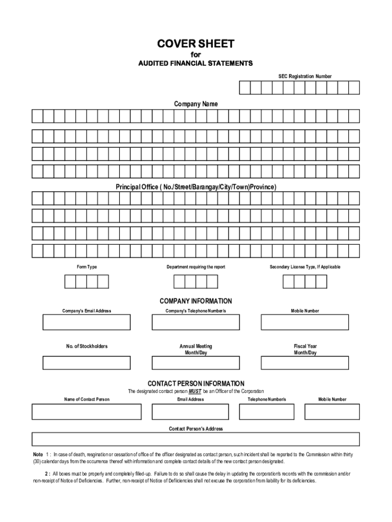 cover sheet for afs Preview on Page 1