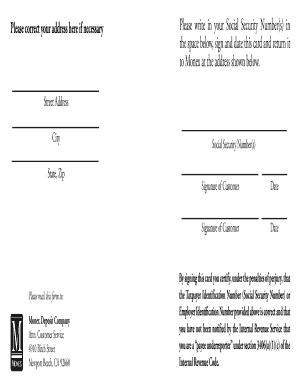 Customer Information Update Form