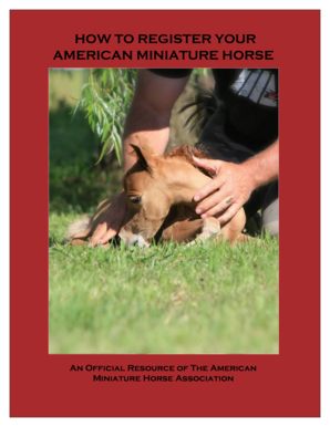 American Miniature Horse Registration Form