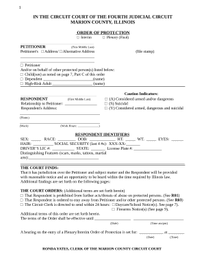 Illinois Order of Protection