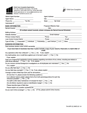 Child Care Complete Application