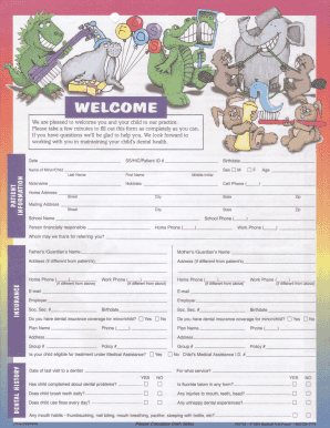 Patient Information and Consent Form for Dental Practice