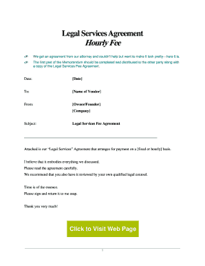Legal Services Agreement