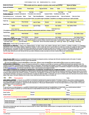 Formulario de Inscripción Escolar