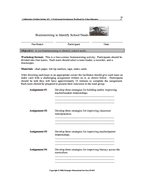 Collaborative Problem Solving 101 Workbook