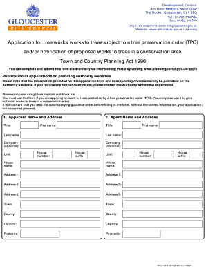 UK Tree Works Application Form
