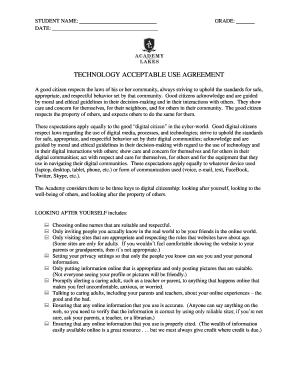 Technology Acceptable Use Agreement