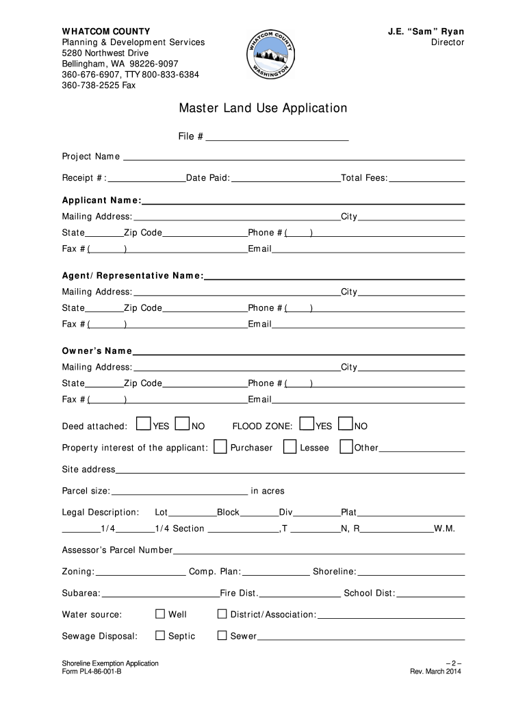 Shoreline Exemption Application Requirements - whatcomcounty Preview on Page 1