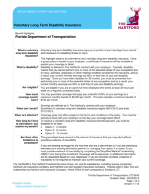 Voluntary Long Term Disability Insurance Form
