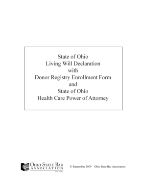 Ohio Living Will Declaration