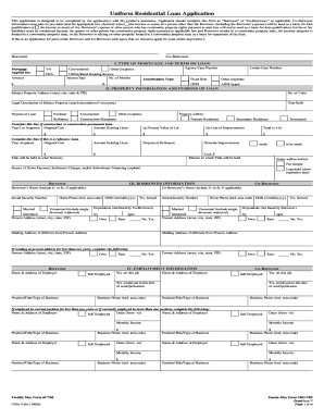 Sample 1003 loan application - Uniform Residential Loan Application - The Sarah Pichardo Team