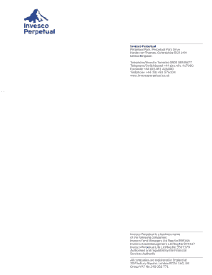 Invesco Perpetual Subscription Securities Application