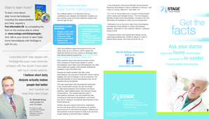 NxStage Daily Home Hemodialysis Information Request Form