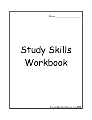 Study Skills Workbook
