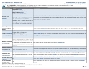 Summary of Benefits and Coverage: What this Plan Covers &amp