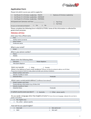 Form preview