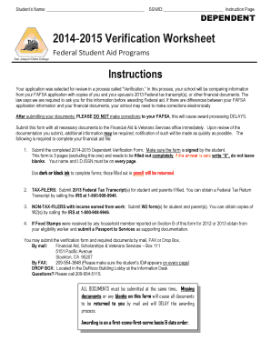 Student s Name: SSN/ID: Instruction Page DEPENDENT 2014 - deltacollege