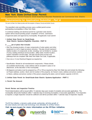 New York State Unified Solar Permit