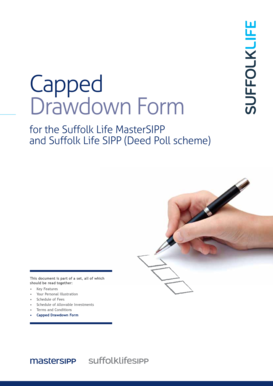 Capped Drawdown Form for Suffolk Life SIPP