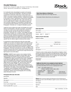 Model Release Form
