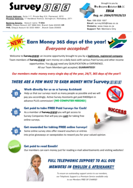 Survey365 Membership Application