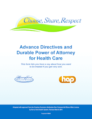Advance Directives and Durable Power of Attorney for Health Care