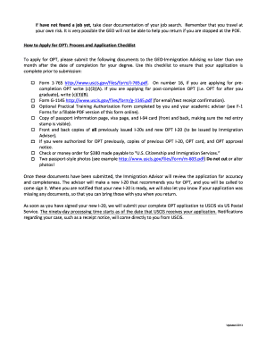 VCU OPT Authorization Form