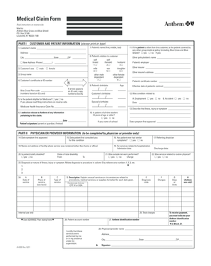 Medical Claim Form