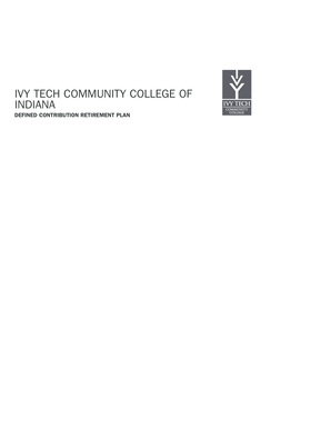Ivy Tech Community College Defined Contribution Retirement Plan