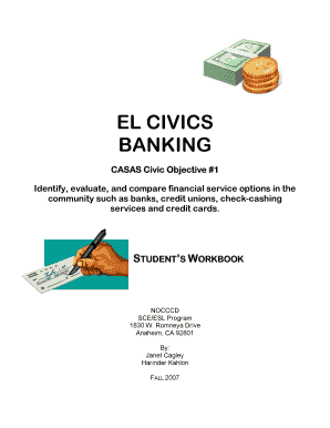 Banking Basics Student Workbook