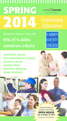 Camden County College Continuing Education Registration Form