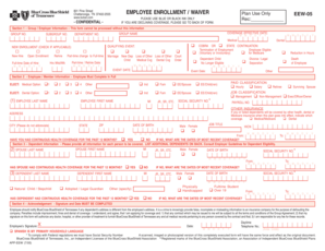 Employee Enrollment Waiver Form EEW-05