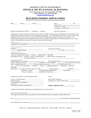 office of planning & zoning - Hickman County