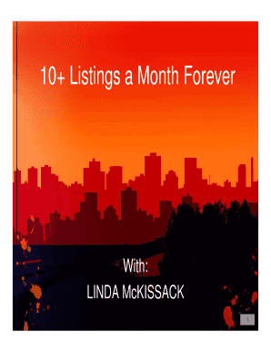 10+ Listings a Month Forever - SalesAspects