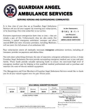 GUARDIAN ANGEL AMBULANCE SERVICES -