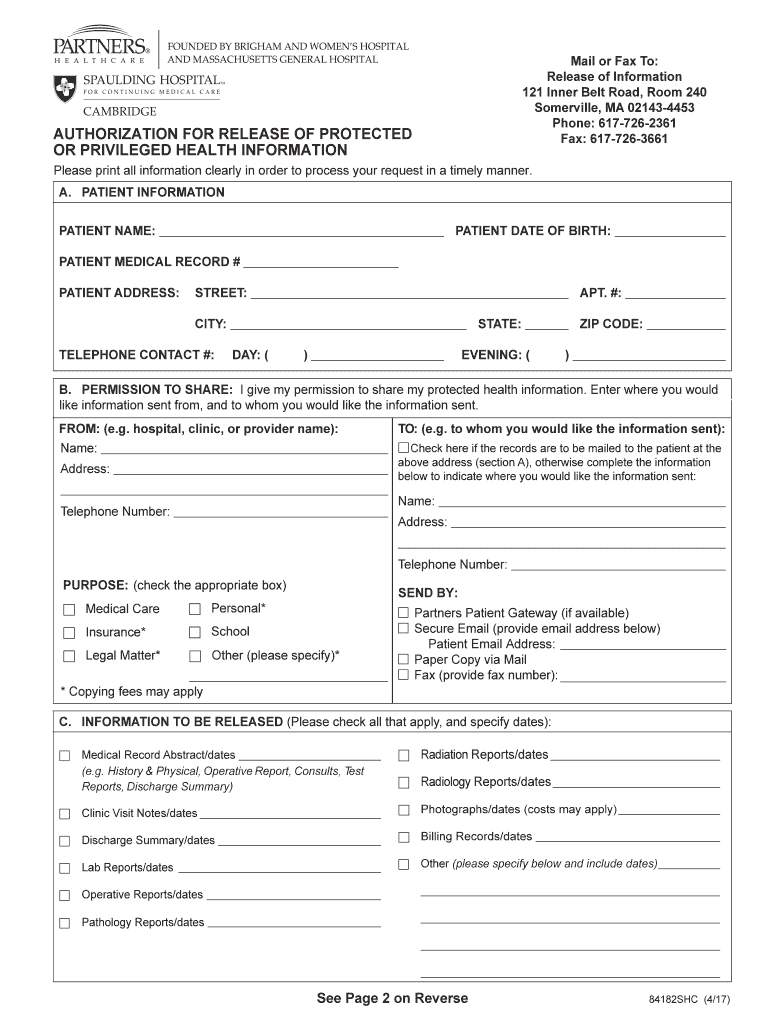 release health form hospital Preview on Page 1