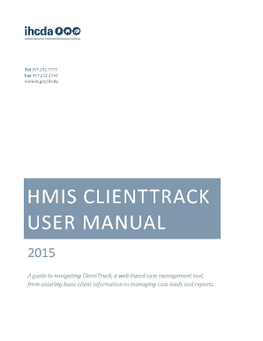 Fillable Online secure in HMIS ClientTrack user manual Fax Email Print ...