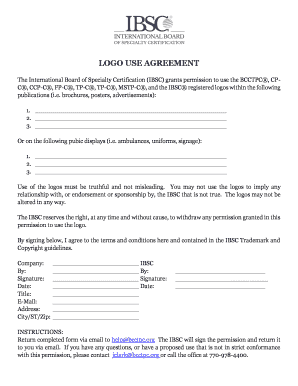 logo agreement template