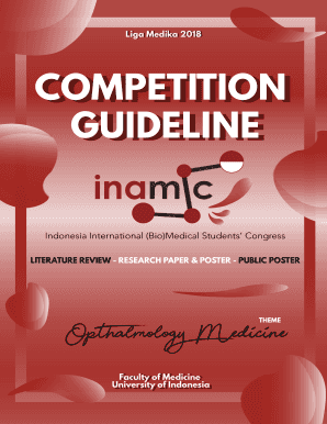 competition guideline competition guideline - Liga Medika