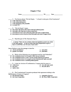 Chapter 5 Test - mrhord.weebly.com