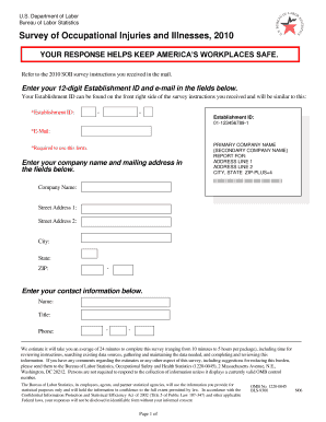 YOUR RESPONSE HELPS KEEP AMERICAS WORKPLACES SAFE