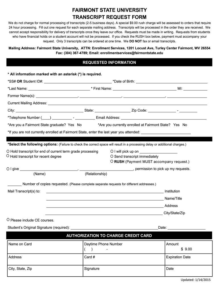 Blackboard fairmont state Fill out & sign online DocHub